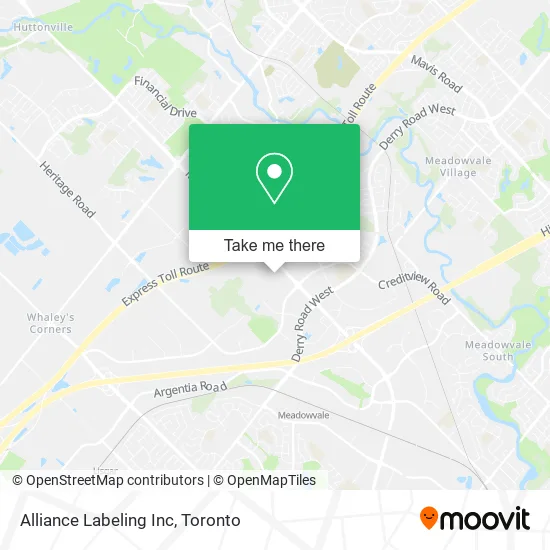 Alliance Labeling Inc map