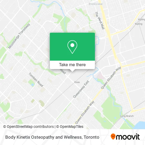 Body Kinetix Osteopathy and Wellness map