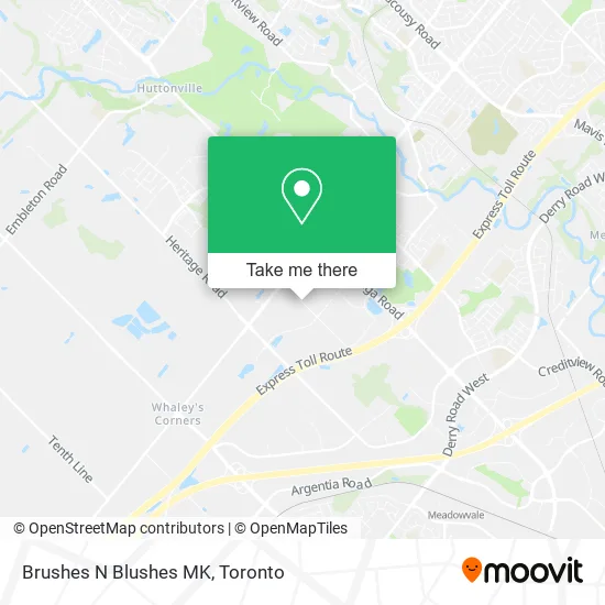 Brushes N Blushes MK map