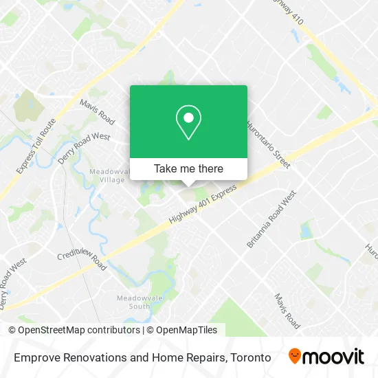 Emprove Renovations and Home Repairs map