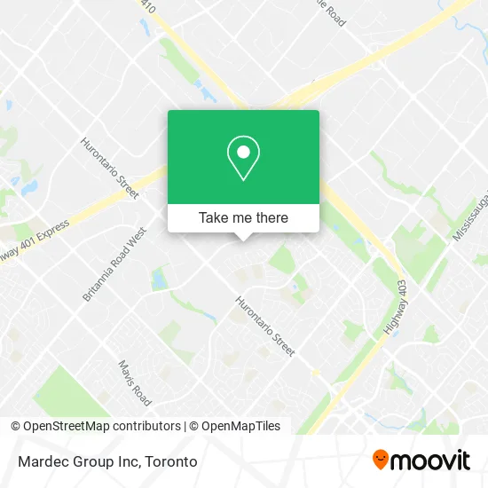 Mardec Group Inc map
