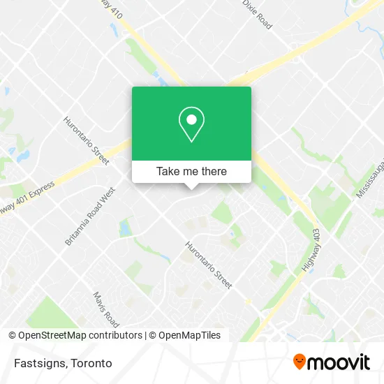 Fastsigns map