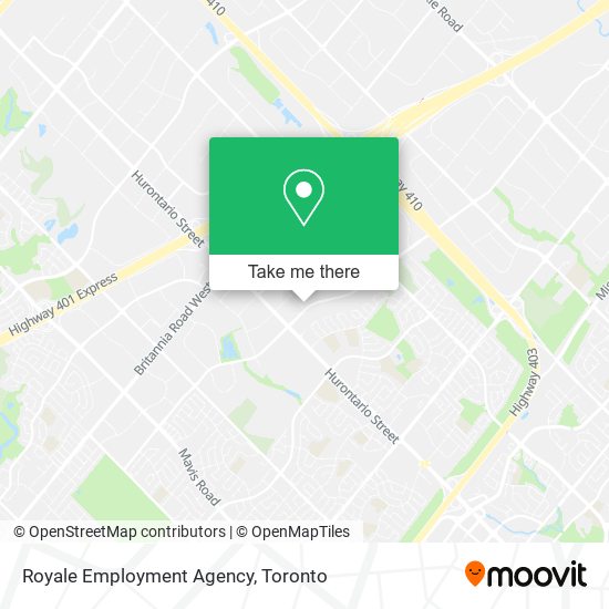 Royale Employment Agency map