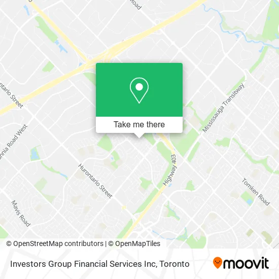 Investors Group Financial Services Inc map