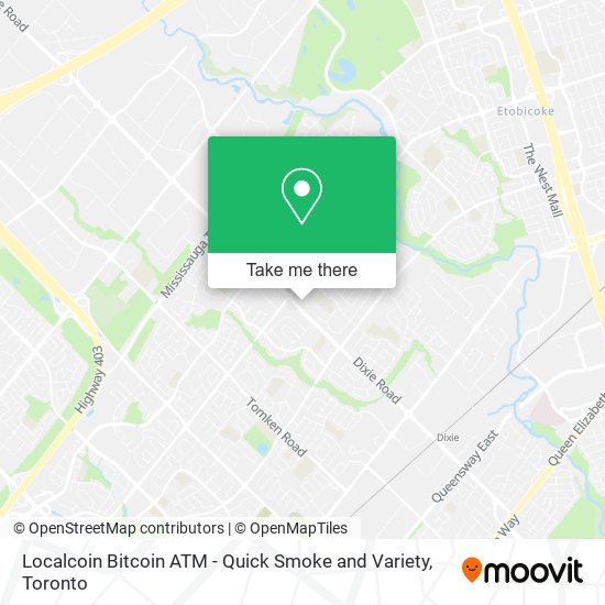 Localcoin Bitcoin ATM - Quick Smoke and Variety map