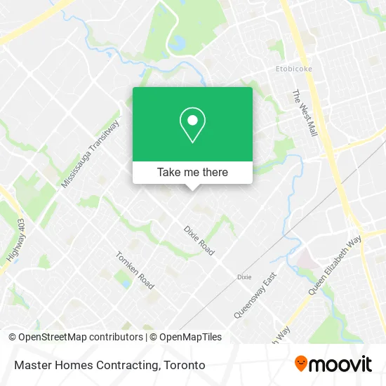 Master Homes Contracting map