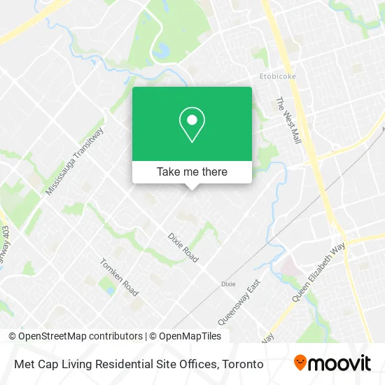 Met Cap Living Residential Site Offices map