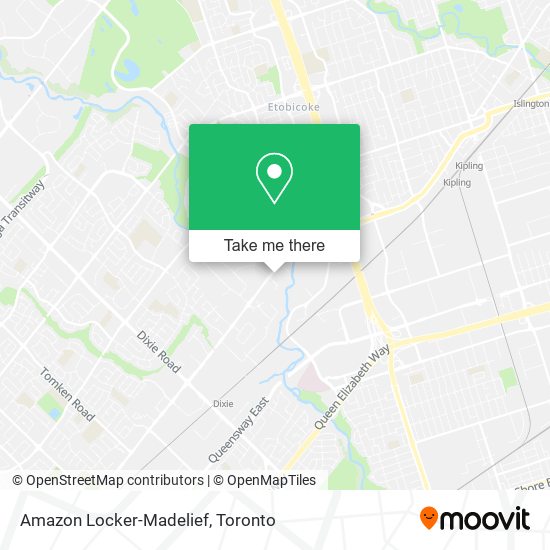 Amazon Locker-Madelief map