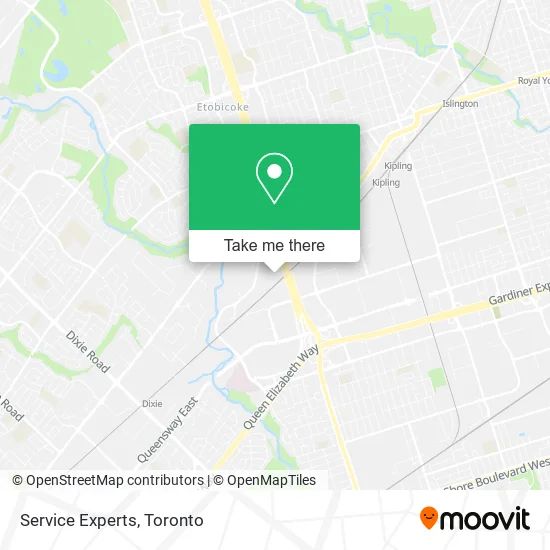 Service Experts map