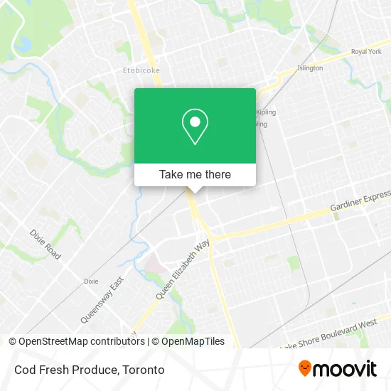 Cod Fresh Produce map