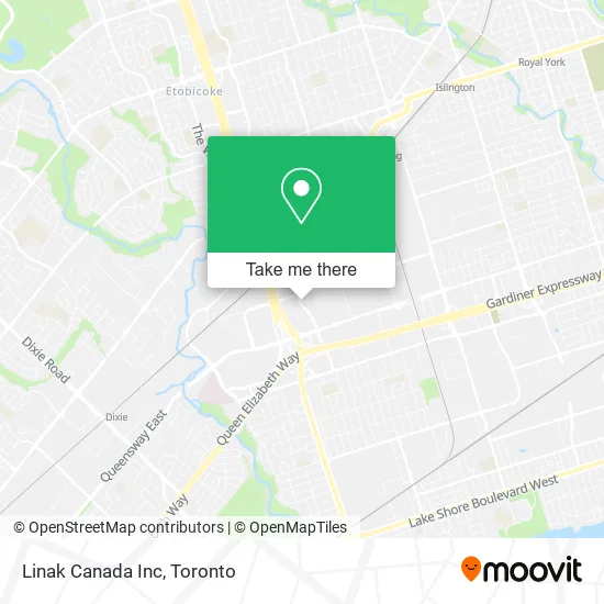 Linak Canada Inc map