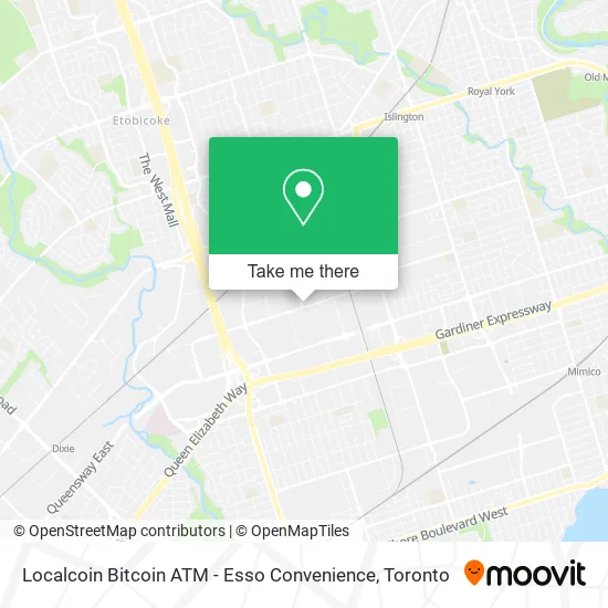 Localcoin Bitcoin ATM - Esso Convenience map