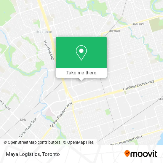 Maya Logistics map