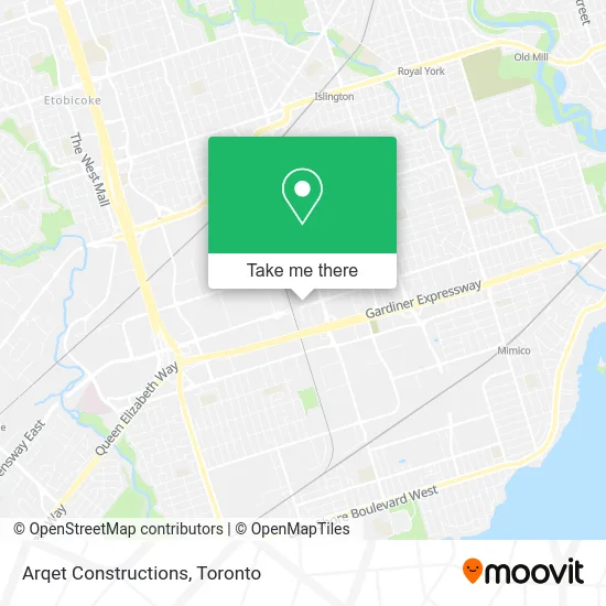 Arqet Constructions map