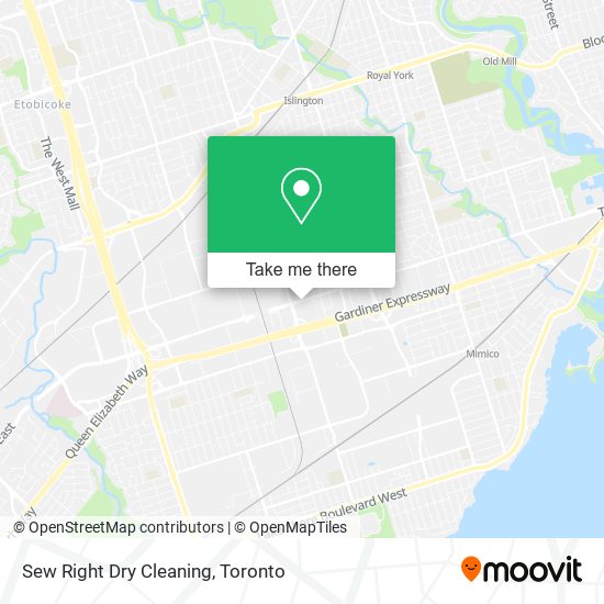 Sew Right Dry Cleaning map