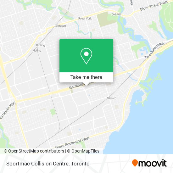Sportmac Collision Centre map