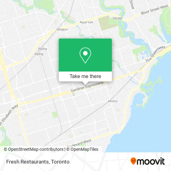 Fresh Restaurants map