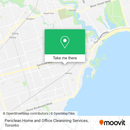 Periclean Home and Office Cleanining Services map