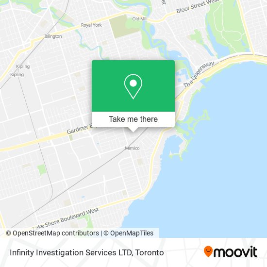 Infinity Investigation Services LTD map