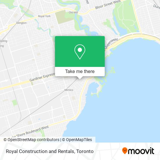 Royal Construction and Rentals map