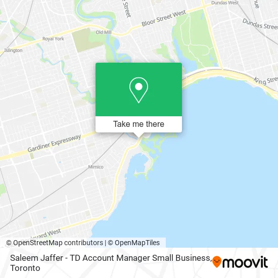 Saleem Jaffer - TD Account Manager Small Business map