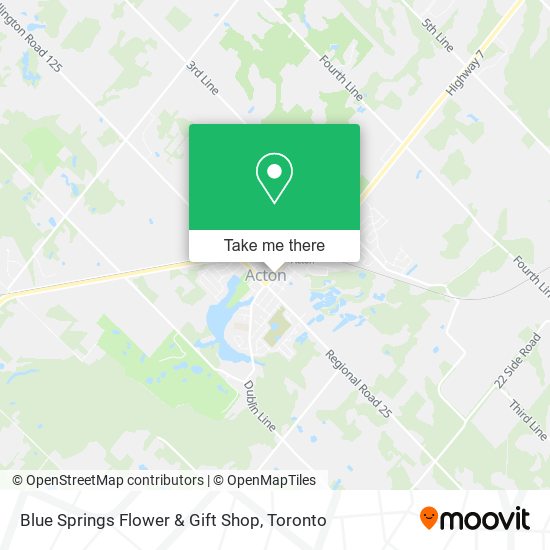 Blue Springs Flower & Gift Shop map