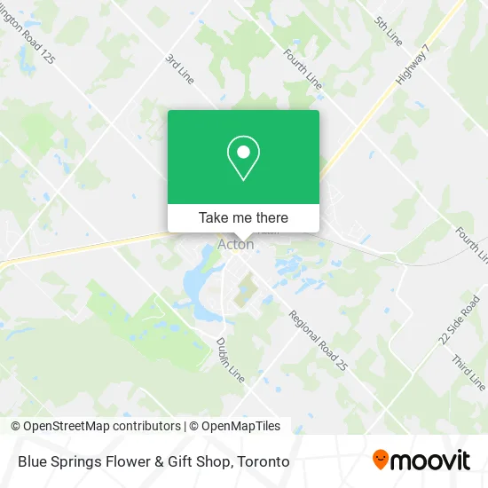 Blue Springs Flower & Gift Shop map