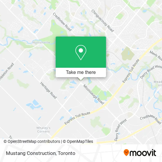 Mustang Construction map