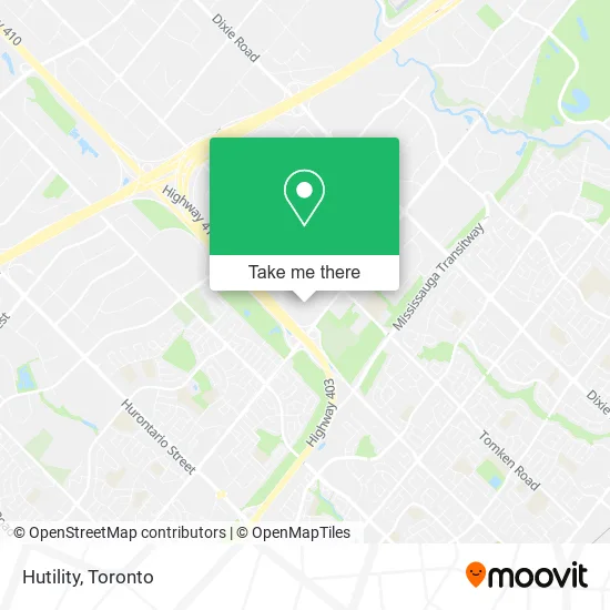Hutility map