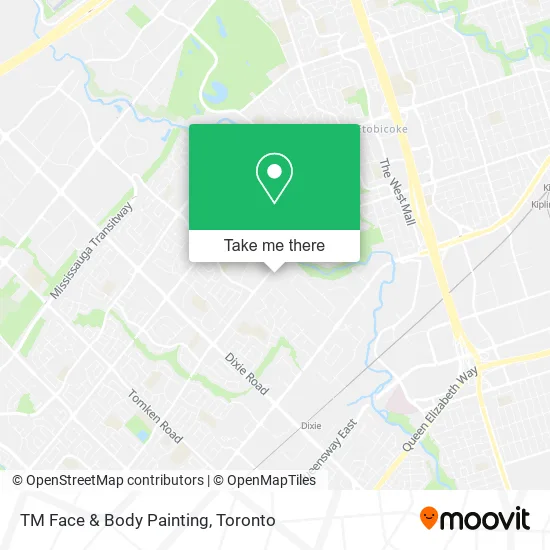 TM Face & Body Painting map