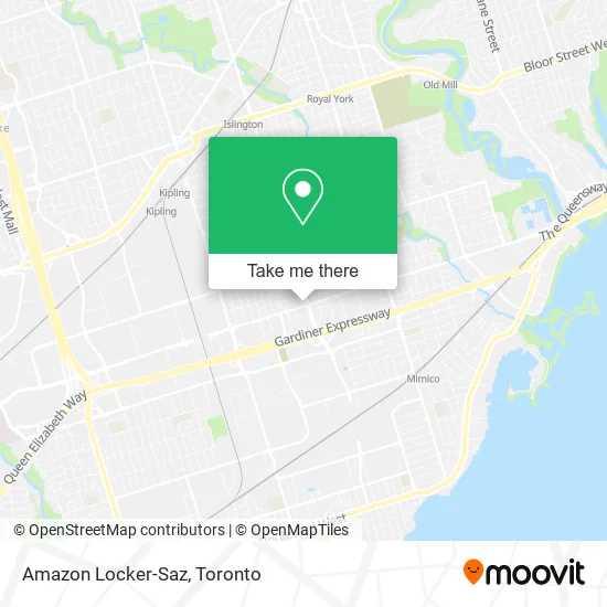 Amazon Locker-Saz map