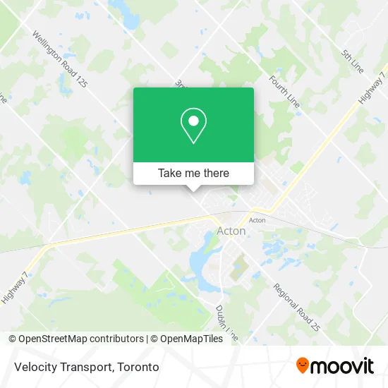 Velocity Transport map