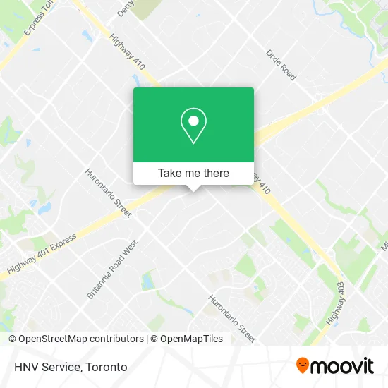 HNV Service map