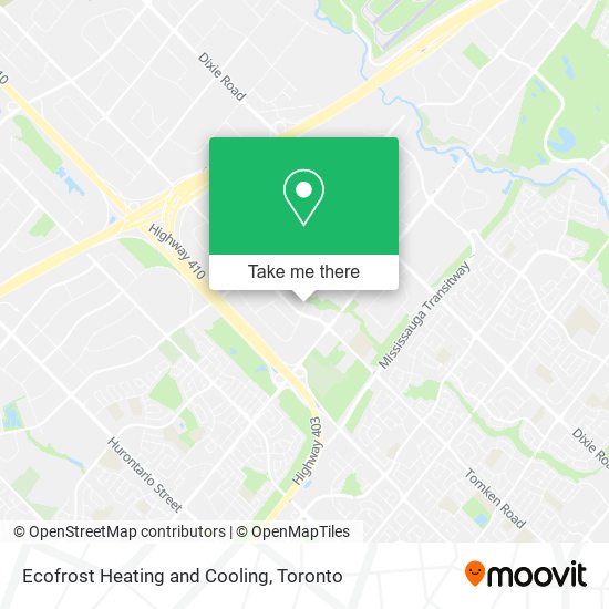 Ecofrost Heating and Cooling map