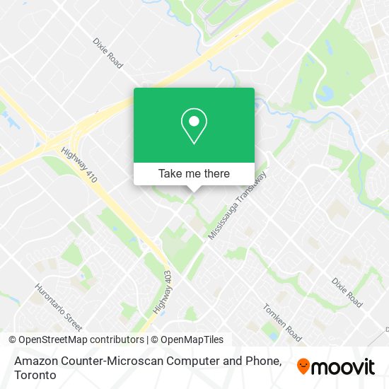 Amazon Counter-Microscan Computer and Phone map