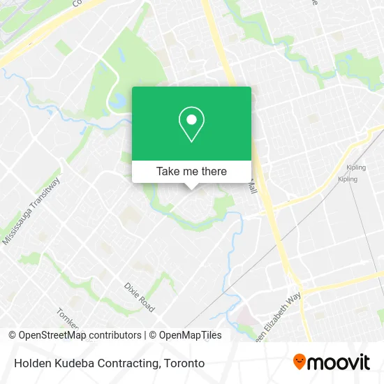 Holden Kudeba Contracting map