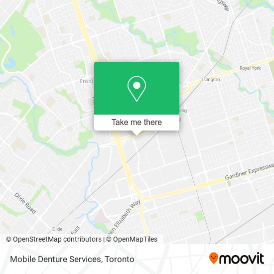 Mobile Denture Services map