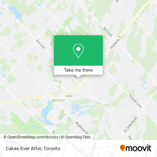Cakes Ever After map