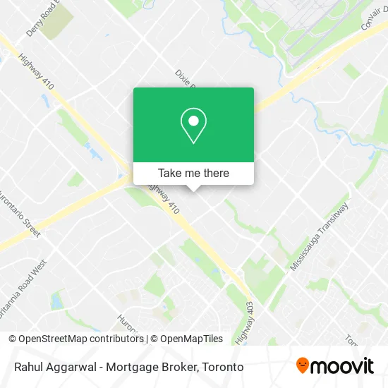 Rahul Aggarwal - Mortgage Broker map