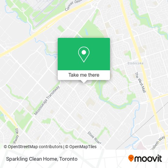 Sparkling Clean Home map