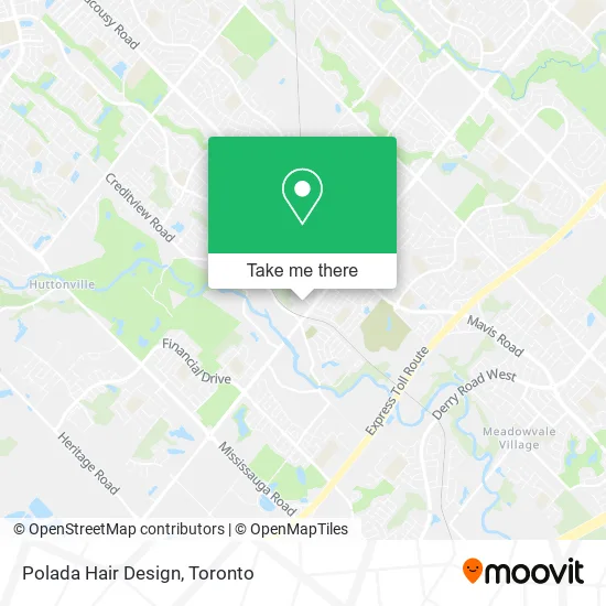 Polada Hair Design map
