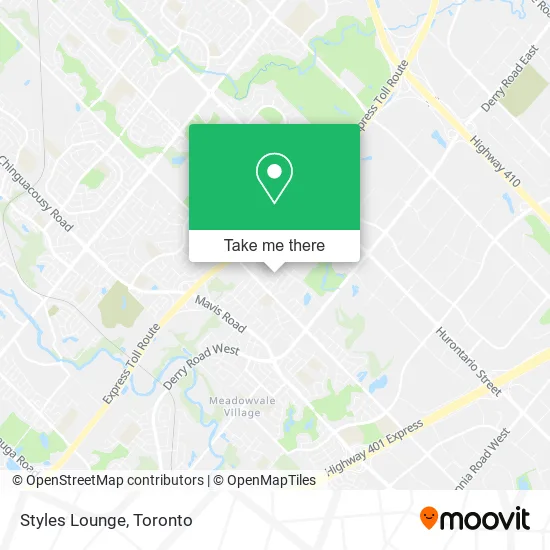 Styles Lounge map