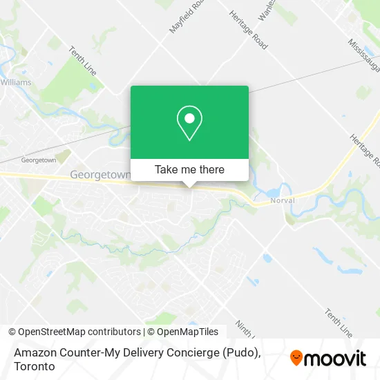 Amazon Counter-My Delivery Concierge (Pudo) map