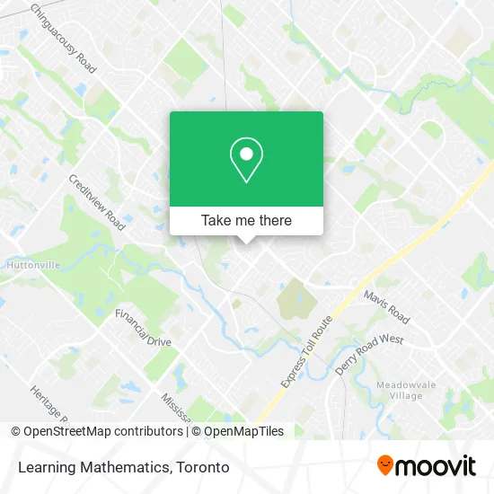 Learning Mathematics map
