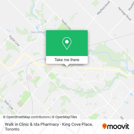 Walk in Clinic & Ida Pharmacy - King Cove Place plan