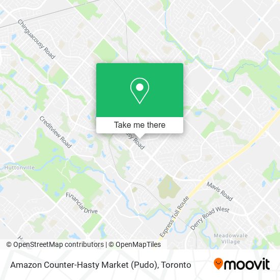 Amazon Counter-Hasty Market (Pudo) map