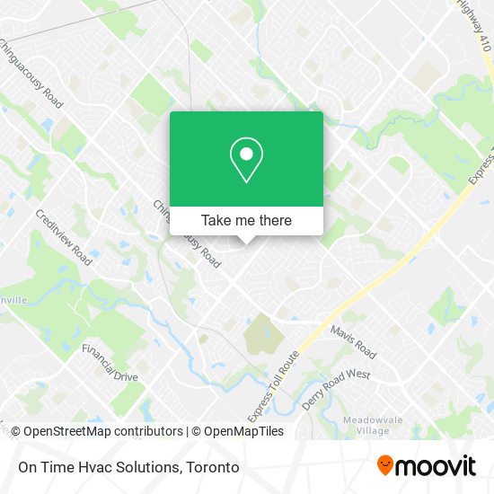 On Time Hvac Solutions map