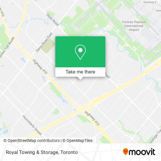 Royal Towing & Storage map