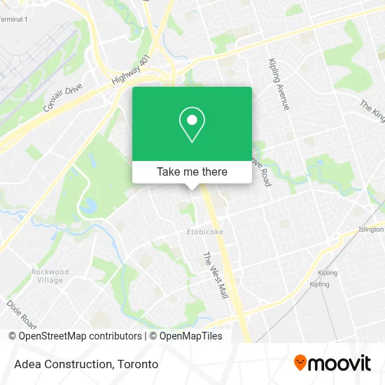 Adea Construction map