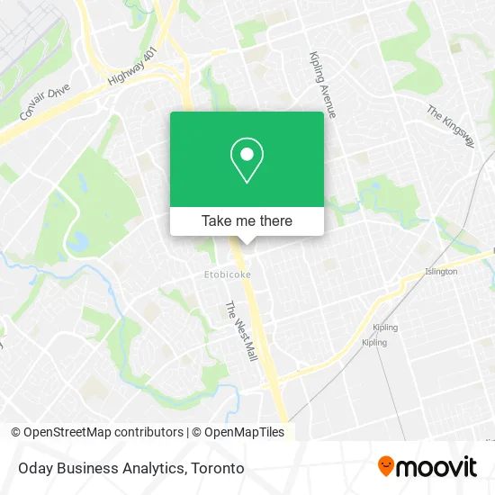 Oday Business Analytics map
